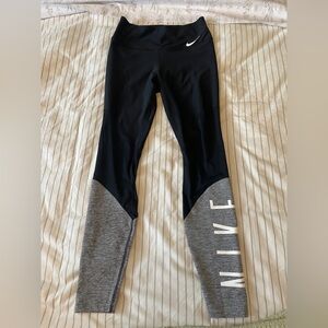 Nike women’s Leggings in Black and Heather Gray